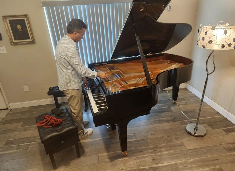 Piano service work from Steven Malicki’s existing portfolio